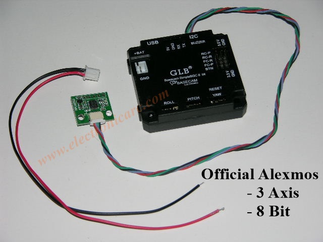 Controller Alexmos V3.3 <b> 8 Bit, 3 Axis,  Case </b>